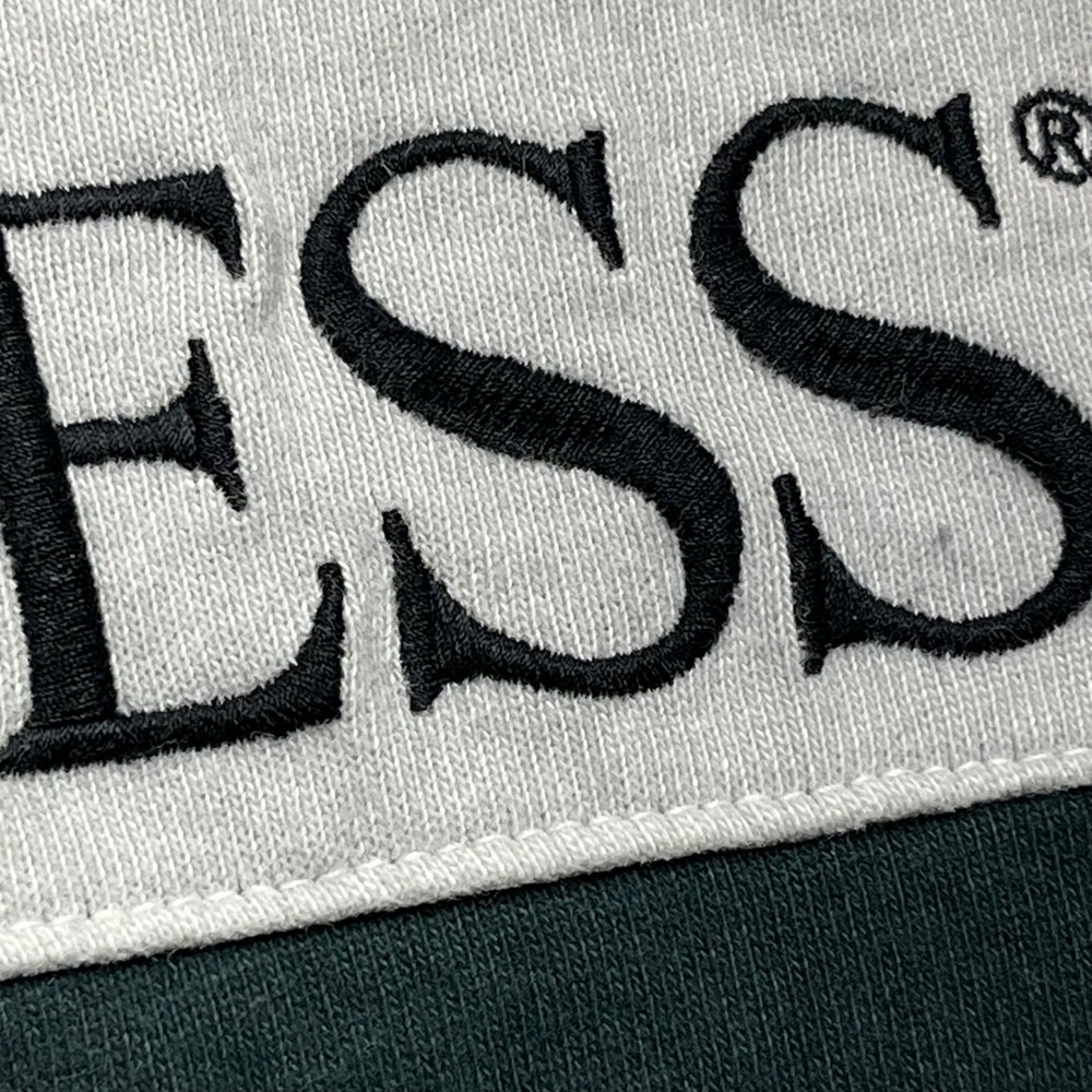 VTG Abercrombie & Fitch Guinness Rugby Shirt XXL Green Cropped Long Sleeve Polo‎ - Picture 6 of 11